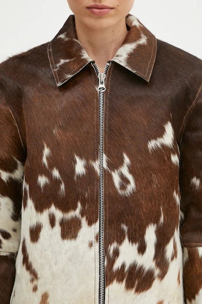 Cow Print Couture Jacket