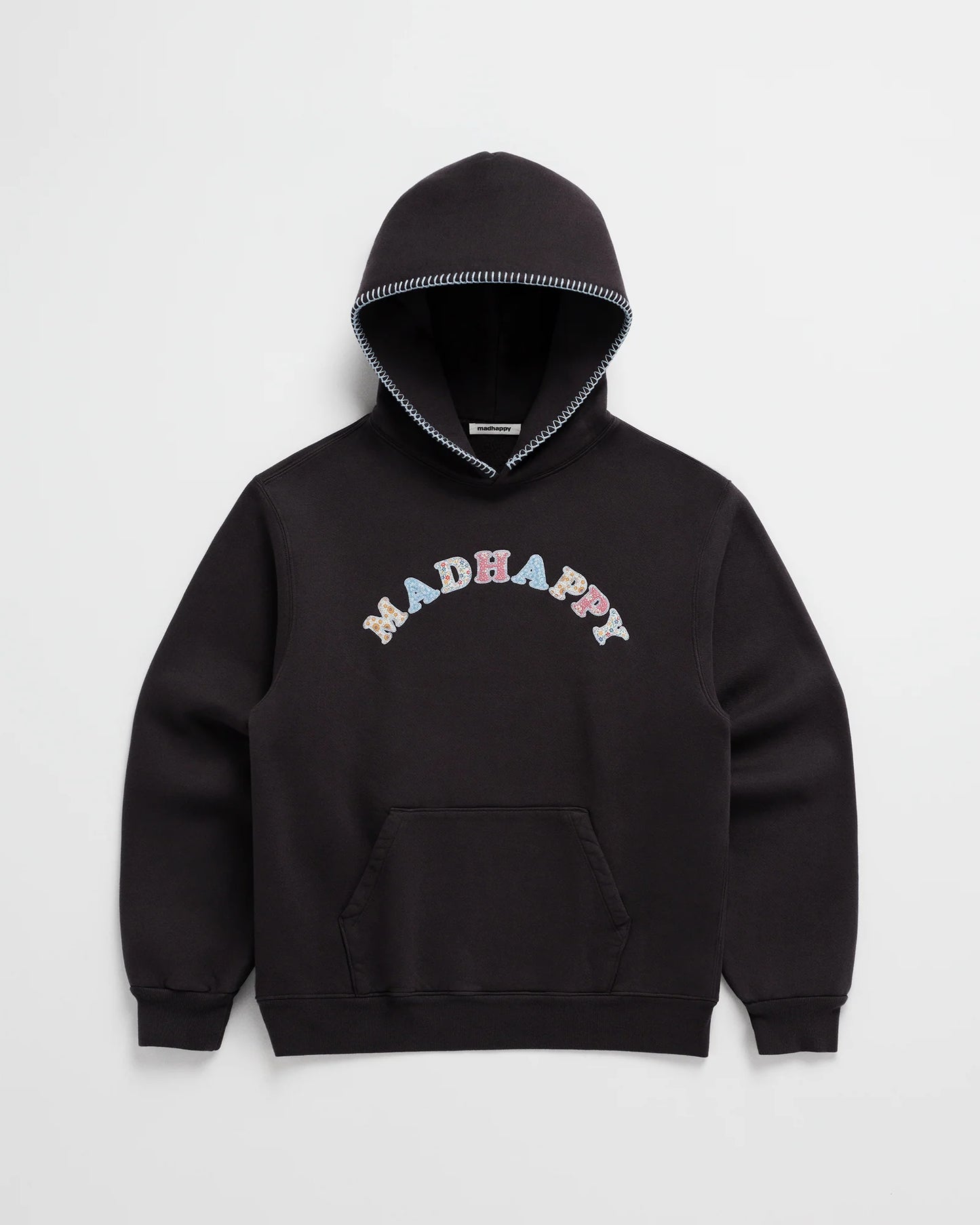 Patchwork Fleece Hoodie